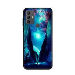 Wolf & Lion Soft TPU Silicone Cartoon Case - Stylish Protective Bumper Coque for Alcatel 1V 2021 (H10.CH.763)