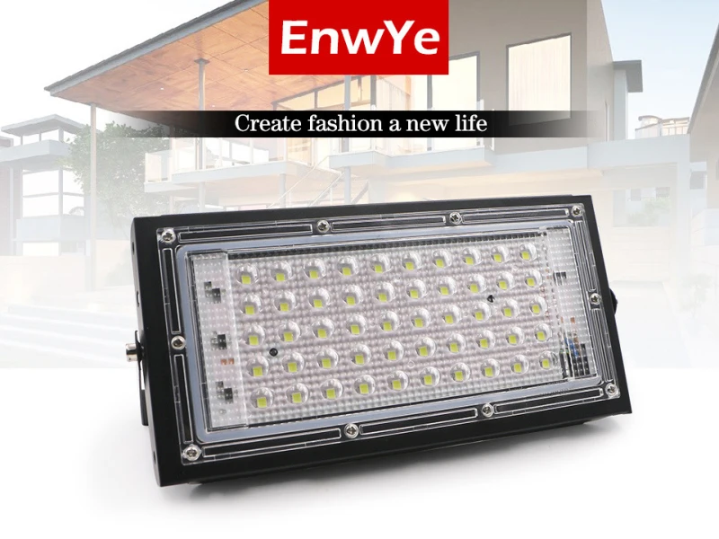 

6500K LED Flood Light Outdoor 50W Waterproof Security Spotlight Garden Lamp 110V 220V Lights Lighting Outdoor Floodlights
