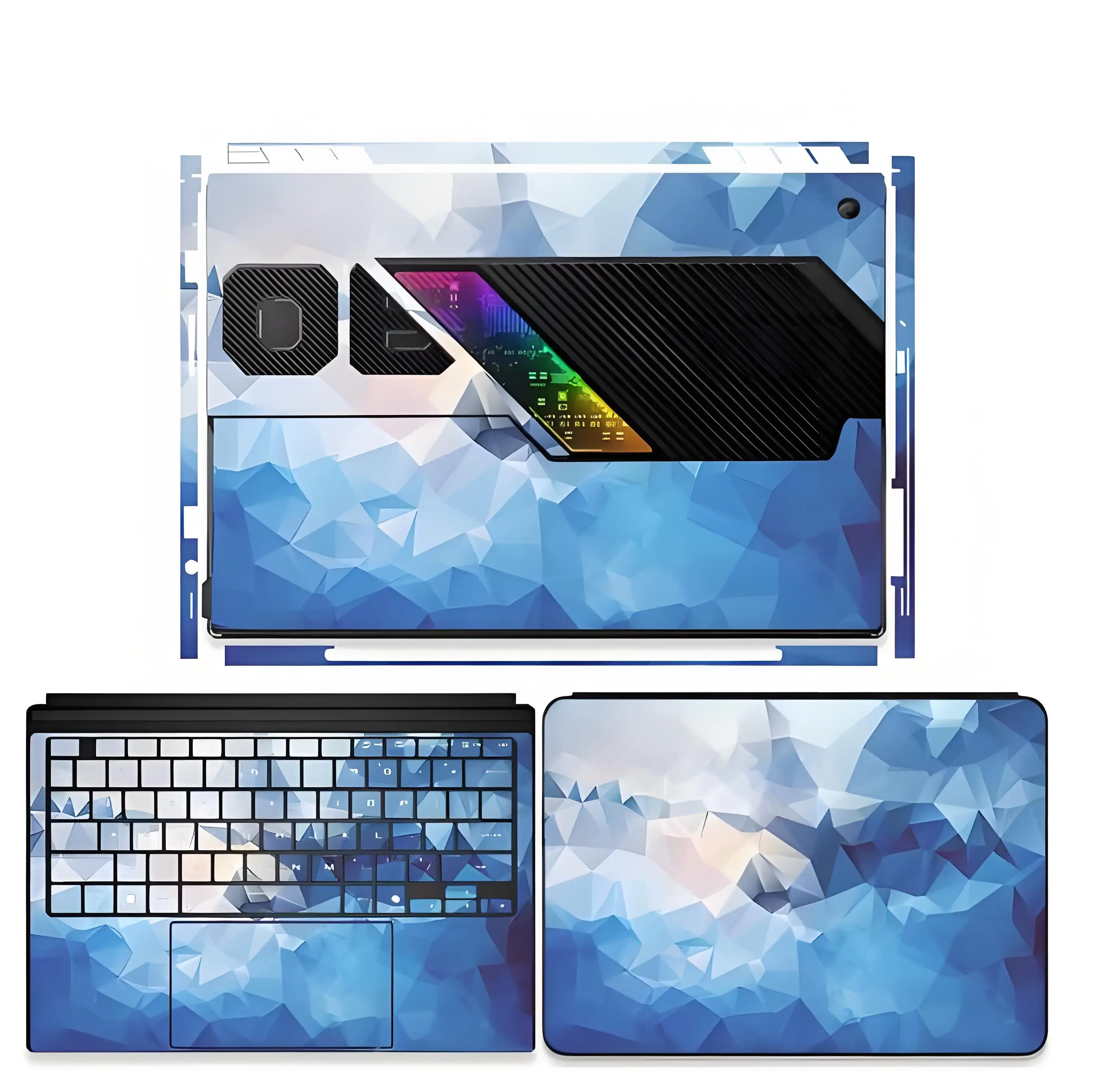 Dazzle Vinyl -Cut Anti Scratch Vinyl Sticker Skin for ASUS ROG Flow Z13 () GZ302 gz302e