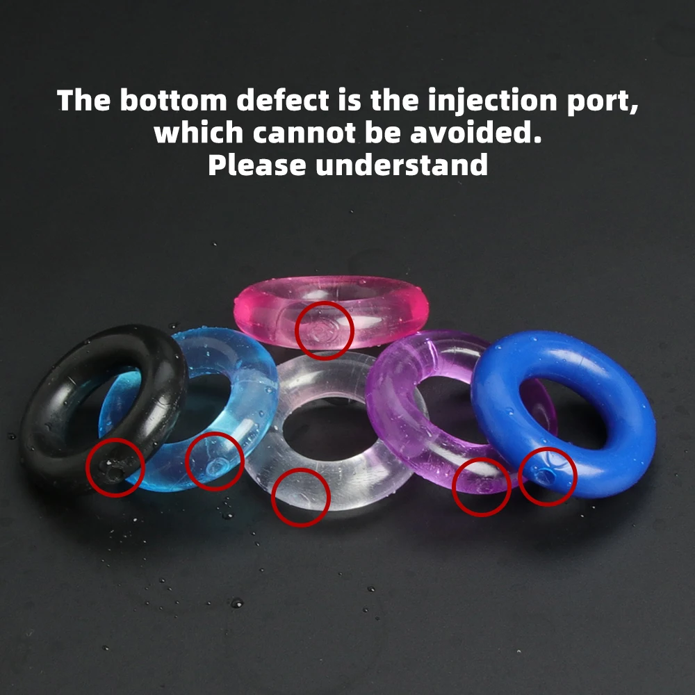 Penis Ring Soft Ejaculation Delay Locking Sperm Boy Long-Lasting Erection Couple Adult Sex Toy