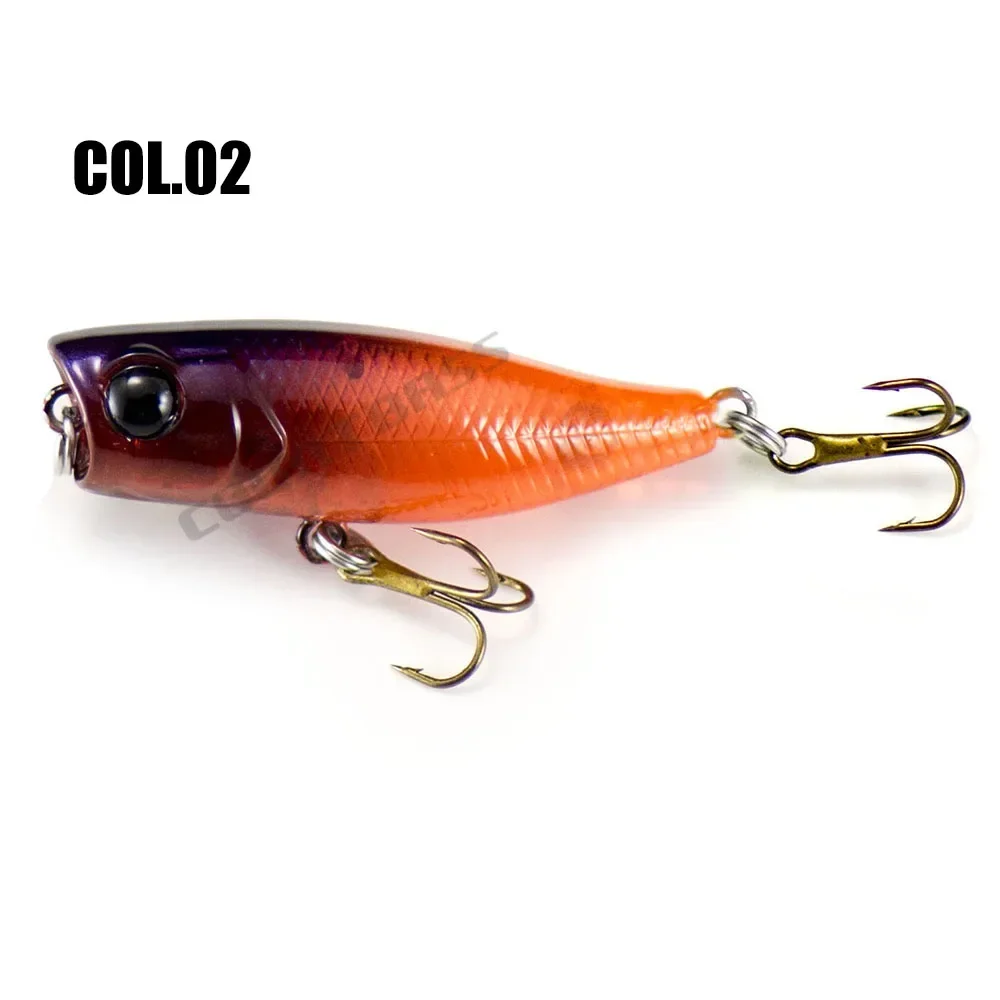 Countbass Popper 낚시 미끼 42mm 3.5g Isca 인공 탑워터 하드 미끼 Bass Leurre Peche 민물 배스 파이크 송어