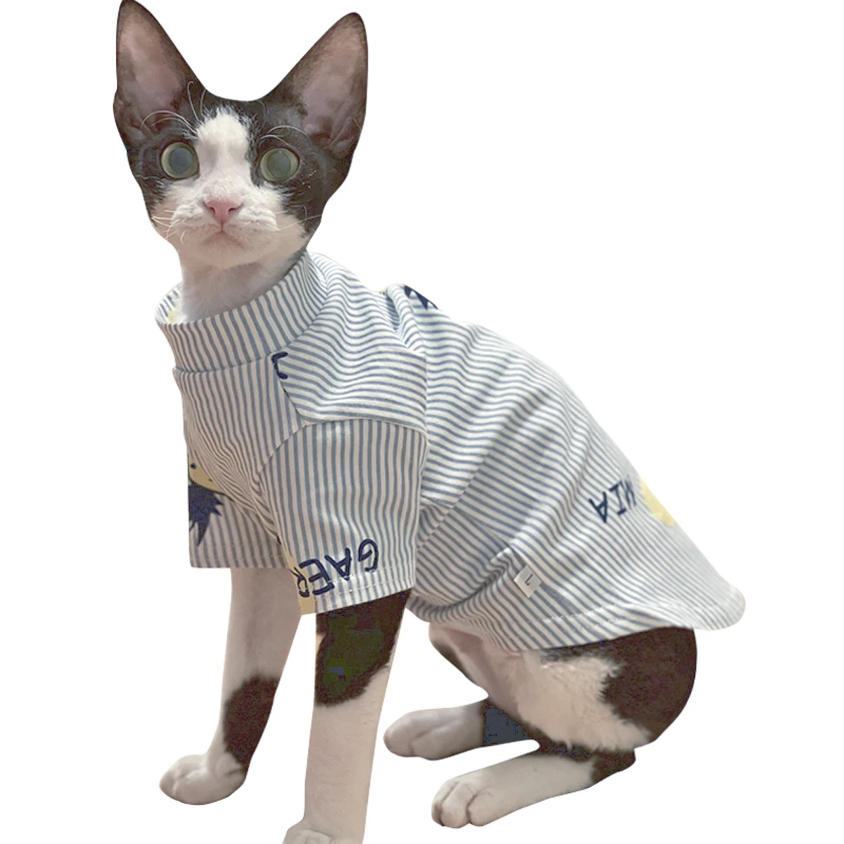 

STOCK CLEAN Sphynx Cat Clothes Thin baby Soft Cotton Hairless Cat Clothes Cat Pajamas Kitten Clothes Cat Clothes Cat Fashion
