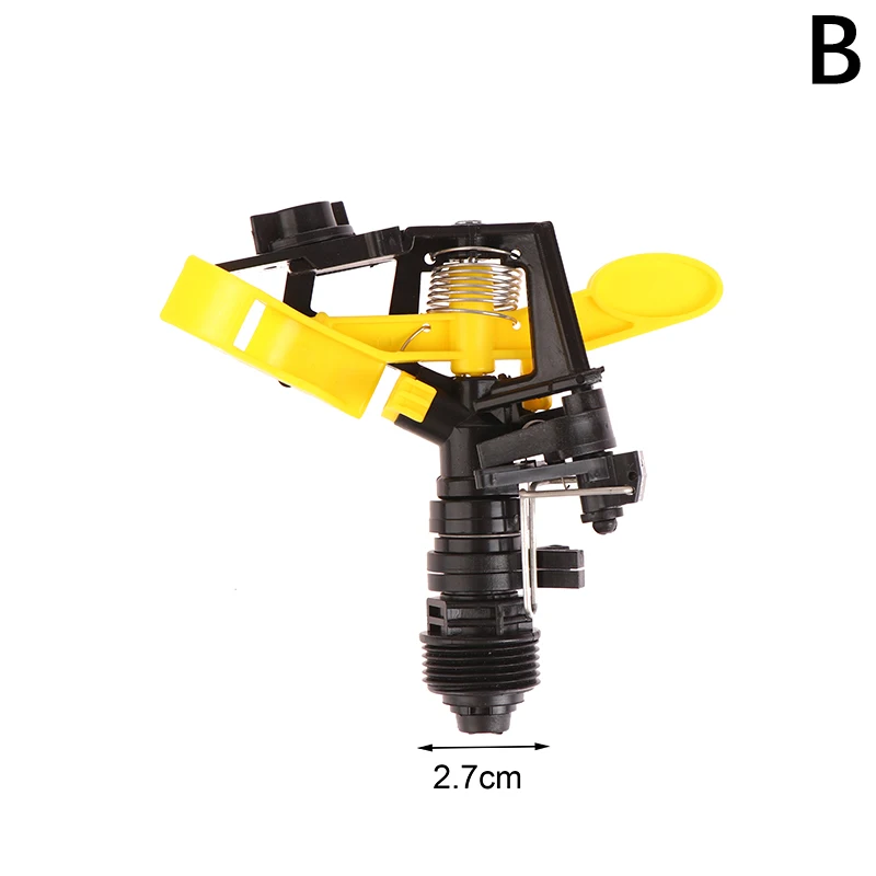 1Piece 1/2" 3/4" Male Thread 360 Degree Rotatable Garden Sprinkler Rocker Nozzles For Garden Farm Drip Irrigation