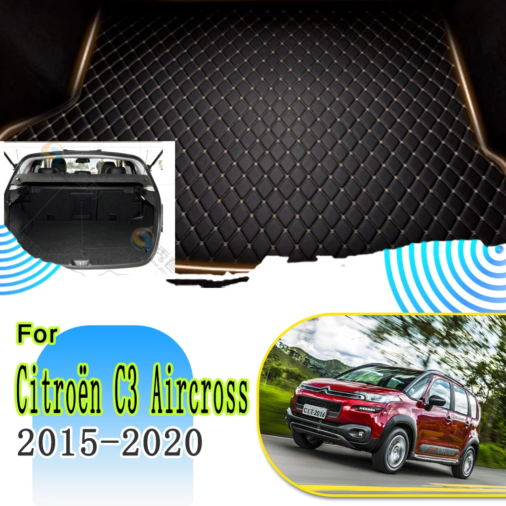 Car Trunk Storage For Citroën C3 Aircross 2015~2020 Waterproof Protective Pad Car Mat Acessorio Para Car Accessories - Cargo Liner AliExpress