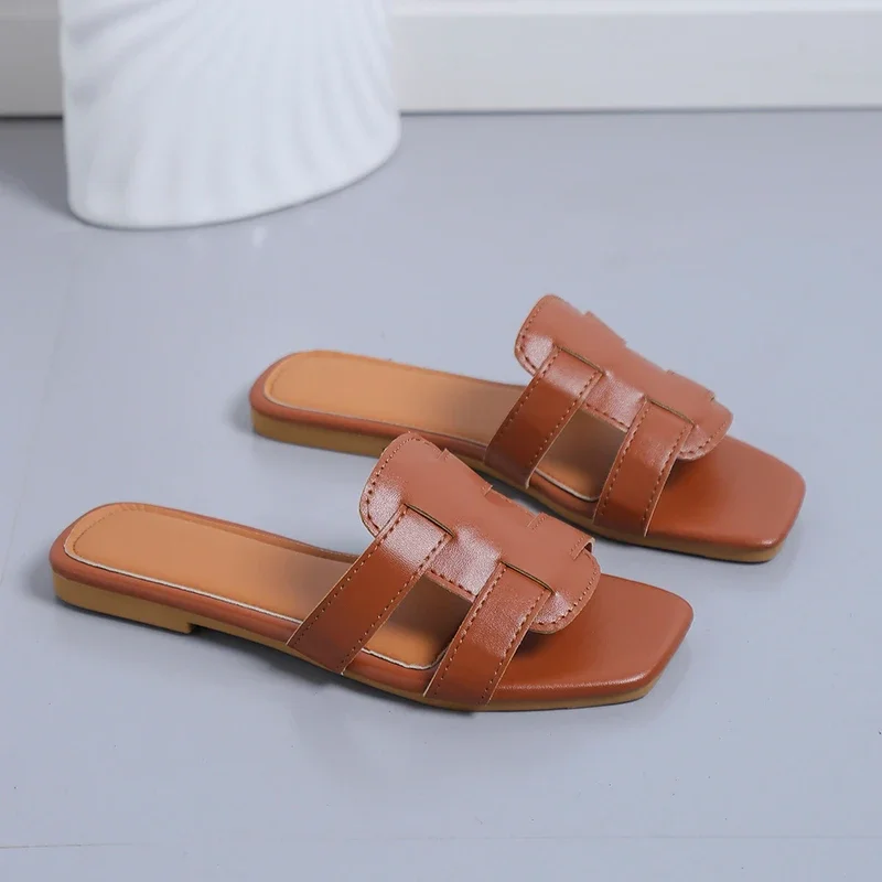 Summer Women's Slippers Roman Fashion Designer Flat Sandals Latex Soft Sole Shoes Female Breathable Beach Flip-flops women shoes women sandals women slippers