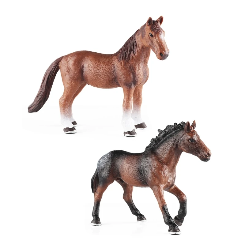 

Нежная развивающая игрушка-конь, фигурка лошади Аппалуза, стол, виджеты