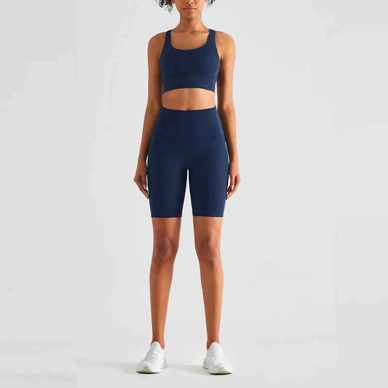 2022 Women Yoga Shorts Leggings Workout Pants Gym Shorts High Waist Women  Athletic Shorts With Pocket Yoga Sports Cycling Shorts - AliExpress