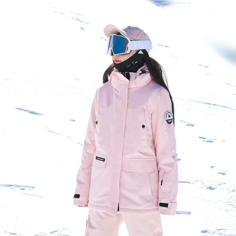 MUTUSNOW Skiing Jackets Winter Outdoor Sport Snow Tops Breathable Waterproof Women's Ski Jacket Snowboard Cotton Coat