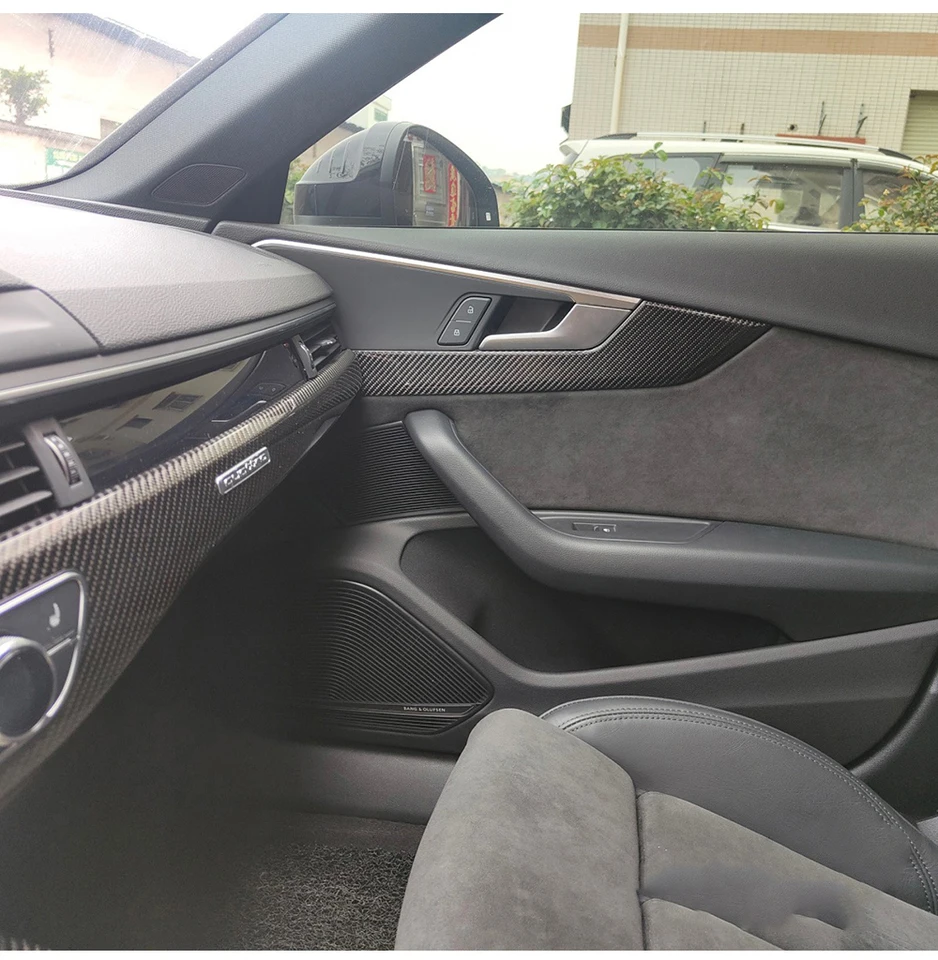 Audi アウディ A4/A5対応 カーボン ドアパネルカバー 高級感アップ Audi アウディ A4/A5対応 カーボン ドアパネルカバー 高級感