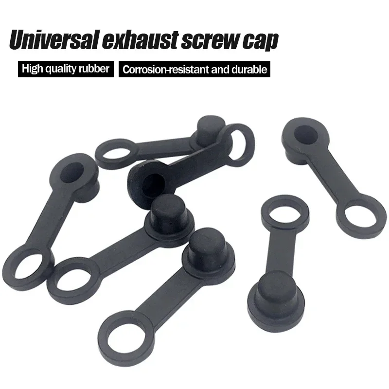 Car Brake Pump Dust Cap Oil Drain Screw Cap Brake Caliper Bleed Nipple Screw Dust Caps Cover Rubber Motorcycle 10Pcs
