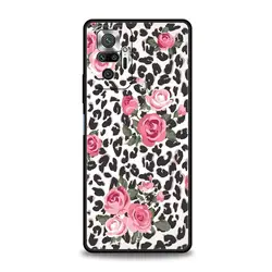 Tiger Leopard Print Floral Phone Case Cover for Redmi K40 Gaming (A1)
