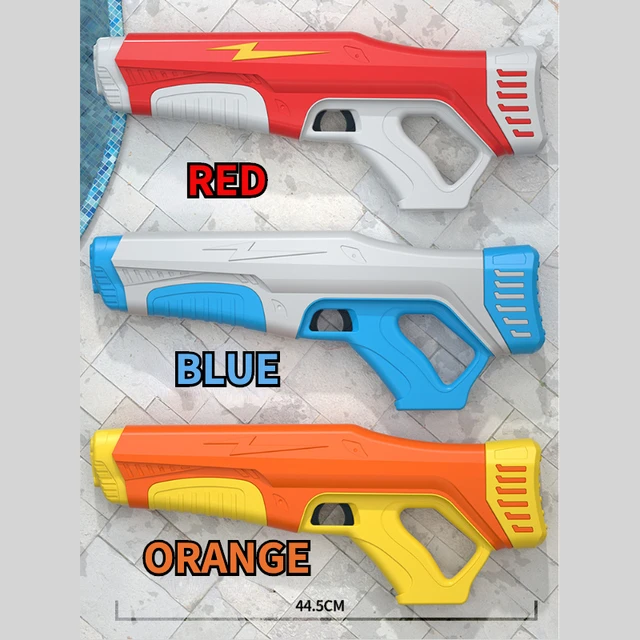 Large Electric Water Gun Toy High Pressure Automatic Water Absorption Continuous Firing Children Outdoor Swimming Pool Party Toy 6
