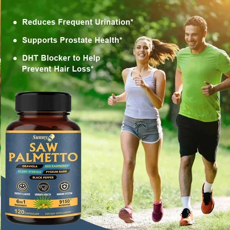 Saw Palmetto Men's Prostate Support Supplement-Strong Saw Palmetto for DHT, Urinary and Prostate Health