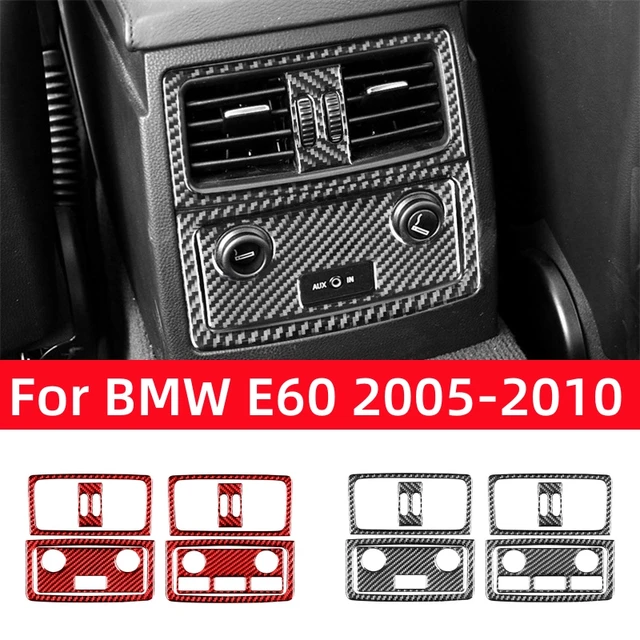 Für BMW E60 520i 525i 525d 530i Auto Schalttafel Kohlefaser Zubehör  Innenverkleidung Rahmenabdeckung Für E60 Aufkleber Dekoratives Zubehör :  : Auto & Motorrad