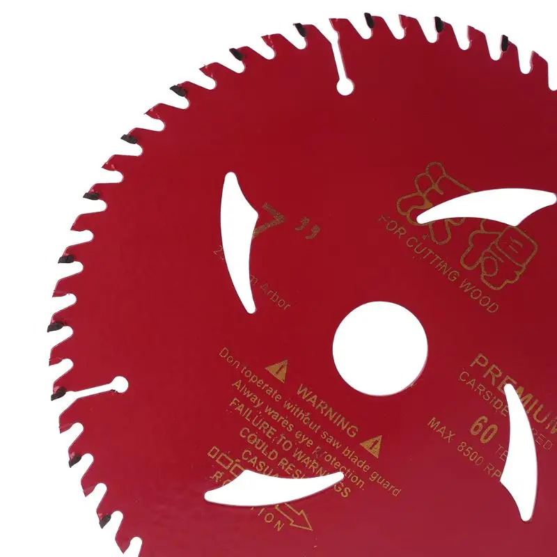 

7inch Circular 180mm 60 Teeth Cutting Tool Woodworking Bore Diame