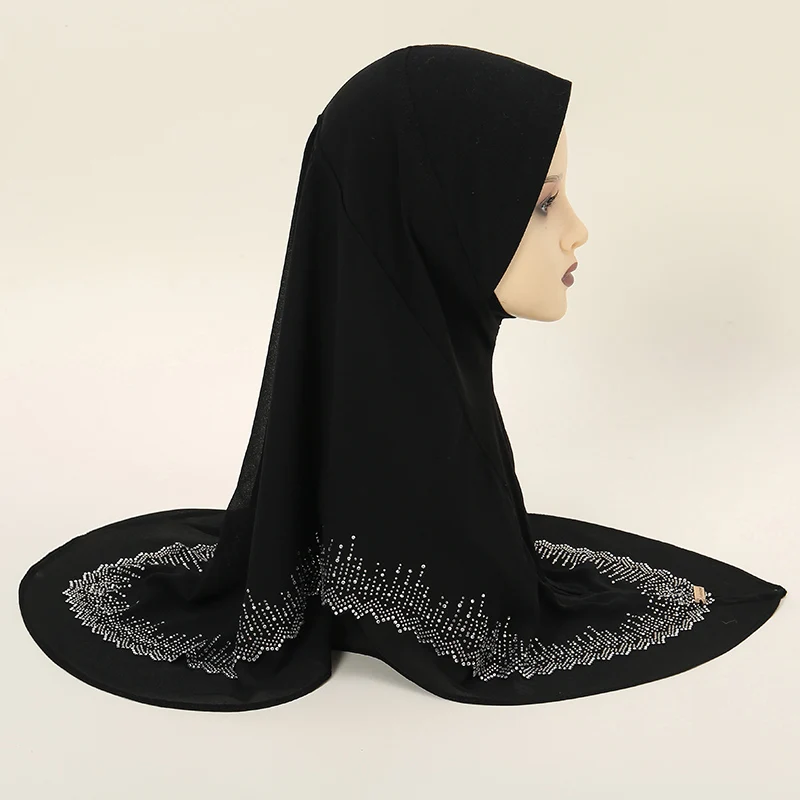 Muslim Women Instant Hijab Prayer Full Cover Chemo Cap One Piece Amira Scarf Shawls Veil Islamic Ramadan Khimar Turban Headwrap