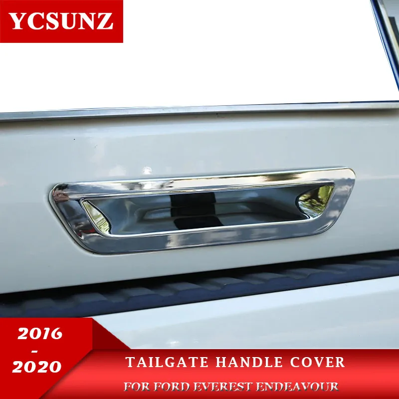 

Tailgate Handle Cover For Ford Everest Endeavour 2016 2017 2018 2019 2020 2021 SUV Rear Door Bowl Car Accessories