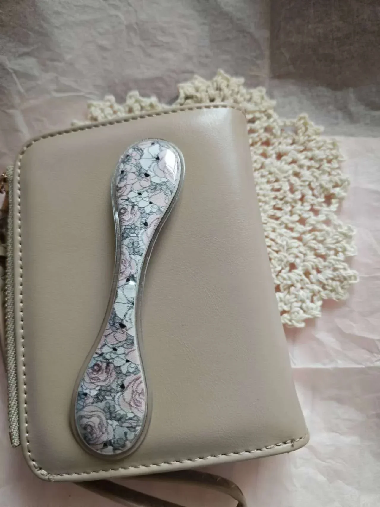 Magnetic Bookmark New Floral Snow Print Magnetic Bookmark Handmade Book Decoration Cute Magnet Page Markers Reading Student Office Stationery