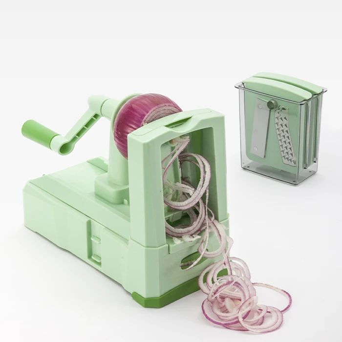 

Kitchen tools long curly vegetable slices spiral potato cutter machine