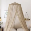 High Protection Silver Fiber Tulle Mesh Electromagnetic hypersensitivity Mosquito net, EMF Shielding Faraday Bed Canopy 5