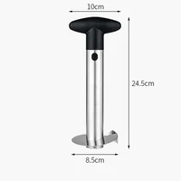 Éplucheur d'ananas en acier inoxydable, coupe-fruits, trancheuse facile, gadget de cuisine, livraison rapide, 1 pièce 6