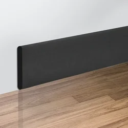 Waterproof 3D Decorative Self - Adhesive Skirting Strip - Thickened, Anti - Collision, Kid - Safe Enclosure (Black)