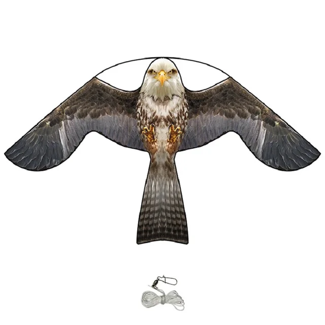 Madarak Ijesztő Sólyom Repülnek Sárkány Szimulált Hawk Szélerőmű Galamb Scerer Készülék A Szabadtéri Otthoni Kerti Farm Madárijesztőhöz - Image 4