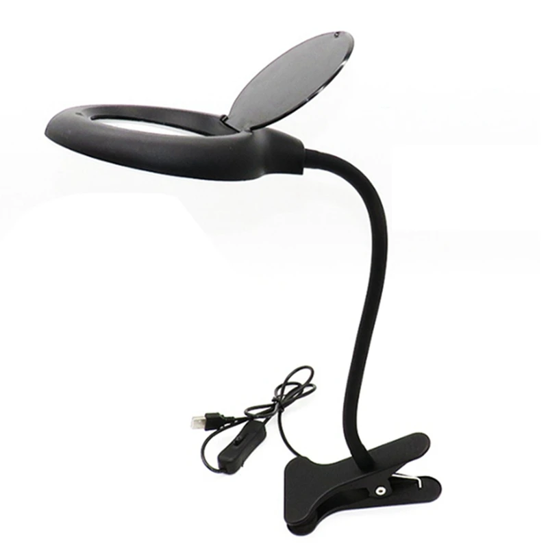 

Magnifier Eye-Care Reading Lamp, LED Desk Lamp,Magnifying Lamp For Bedside Work, Craft Workbench Easy Install Easy To Use