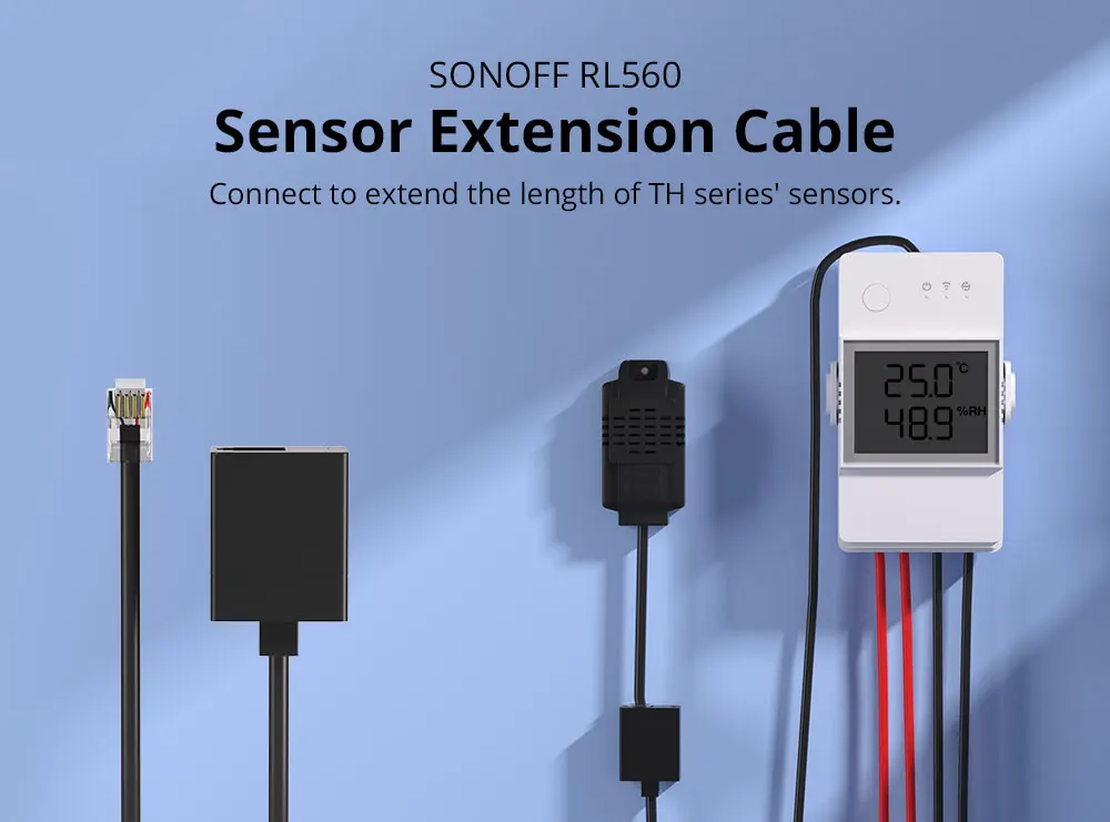 Sonoff Sensor THS01 Temperature Humidity Sensor Probe High Accuracy Monitor Module for Sonoff THElite and TH Origin