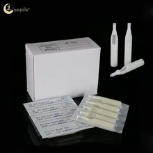 

100Pcs Sterile Assorted Tattoo Tips Kit Disposable White Plastic Nozzles Needle Tube RT DT FT OF Tattoo Gun Grip Accessories