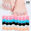 Silicone Finger Toe Protector Toe Separators Stretchers Straightener Bunion Protector Pain Relief Foot Care 5 Colors 1