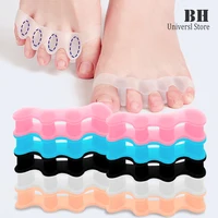 Silicone Finger Toe Protector Toe Separators Stretchers Straightener Bunion Protector Pain Relief Foot Care 5 Colors 1
