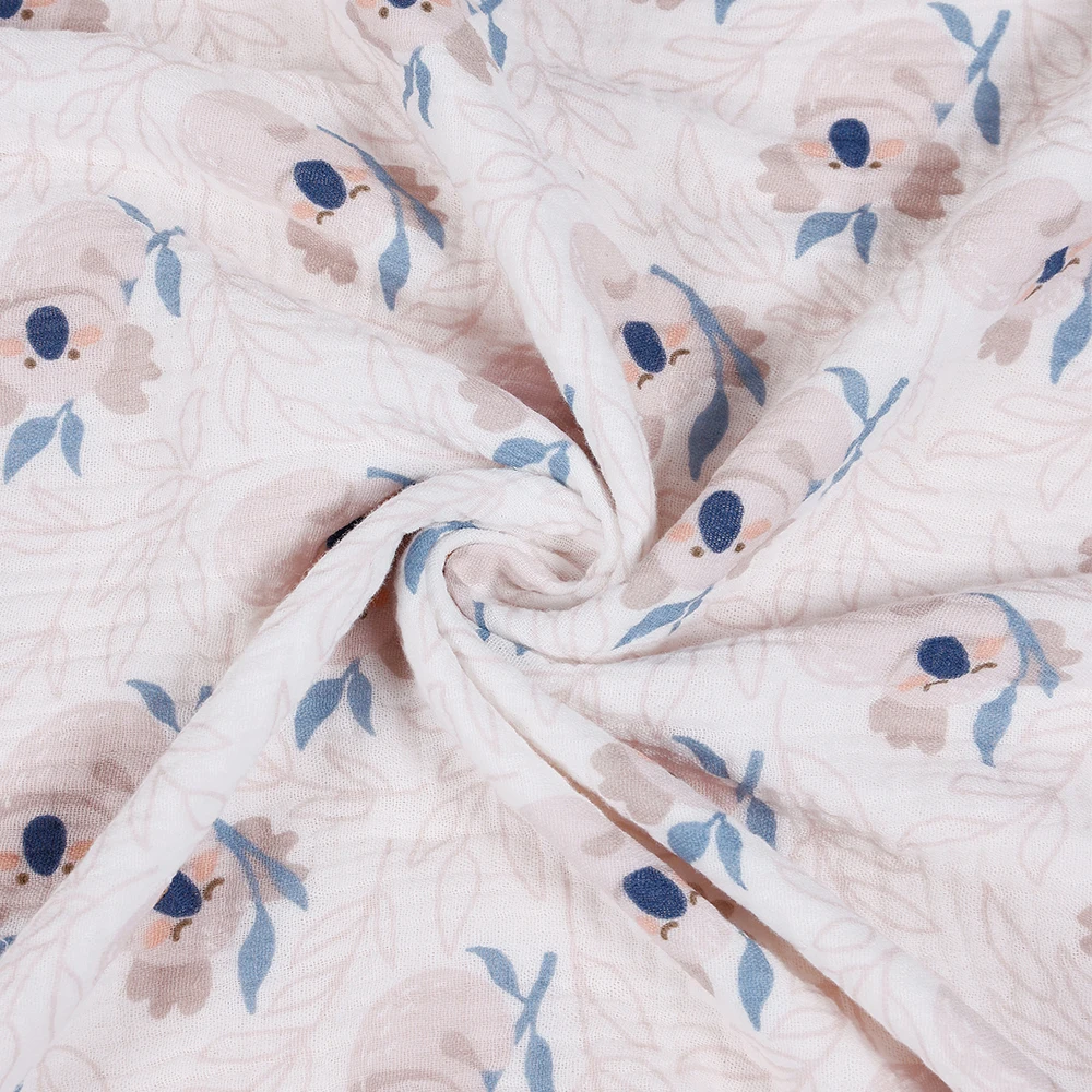 Kangobaby #My Soft Life# New Muslin Cotton Baby Bath Towel Breathable Newborn Cape Blanket Hooded Beach Robe 2