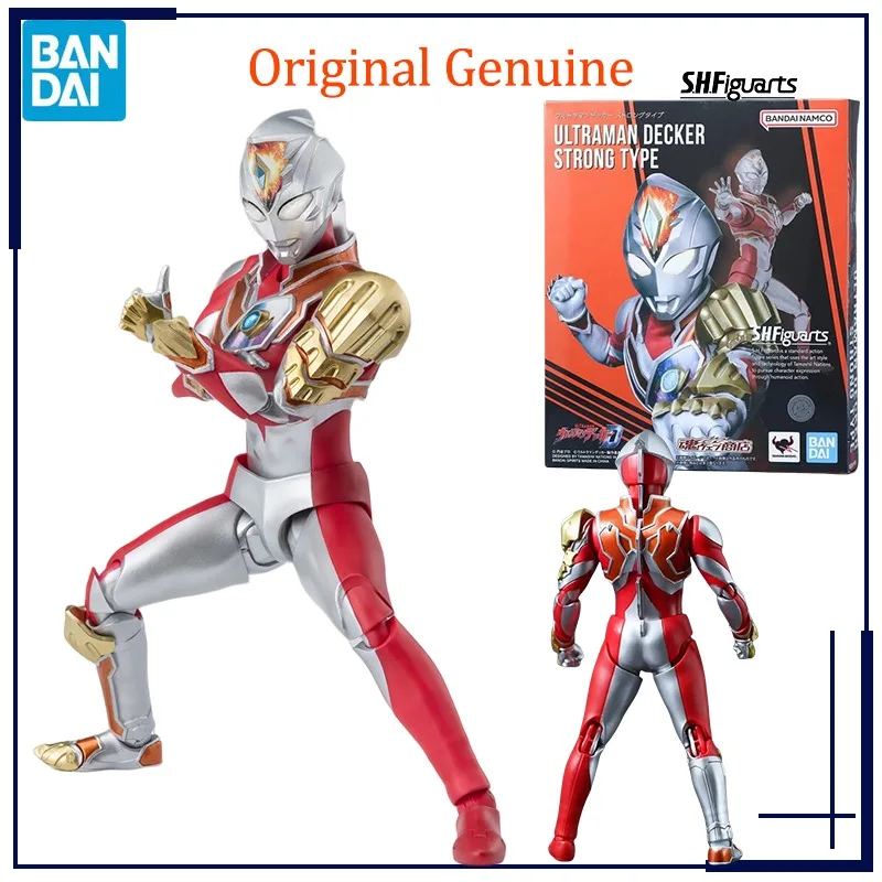 

Оригинальная Подлинная аниме-фигурка Bandai Ultraman STRONG Decker, шарнирная подвижная модель, игрушки, экшн-фигурка, подарок, коллекционные украшения