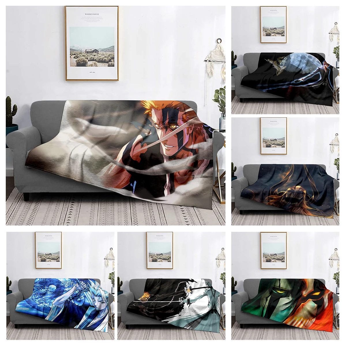 

Домашнее украшение, плюшевое одеяло для дивана, красочное покрывало с животными на кровать, аниме, пушистые мягкие одеяла, толстое одеяло для вина