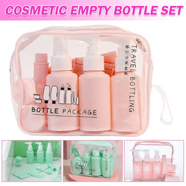 10 pz 75ml bottiglie da viaggio portatili contenitori Spray cosmetico  contenitore liquido vuoto bottiglia sacchetto cucina bagno strumento di  bellezza - AliExpress