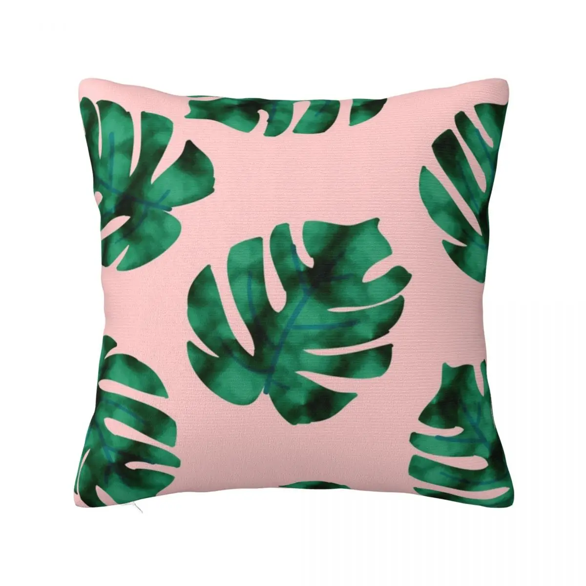 

Tropical fern leaves on peach Throw Pillow Christmas Pillowcase Throw Pillow Cushion Cover For Sofa