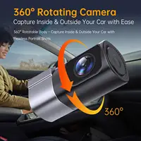Dashcam 1080P avec Vision nocturne, Mini Dashcam cachée, surveillance du stationnement 24 heures sur 24, enregistrement en boucle, capteur de gravité, contrôle par application 5