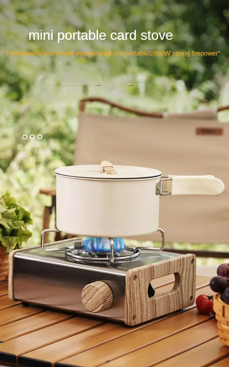 Description Picture 2 of itemOutdoor Mini Cassette Stove Camping Portable Gas Stove Stainless Steel Cassette Furnace Gases Burner Camping Accessories