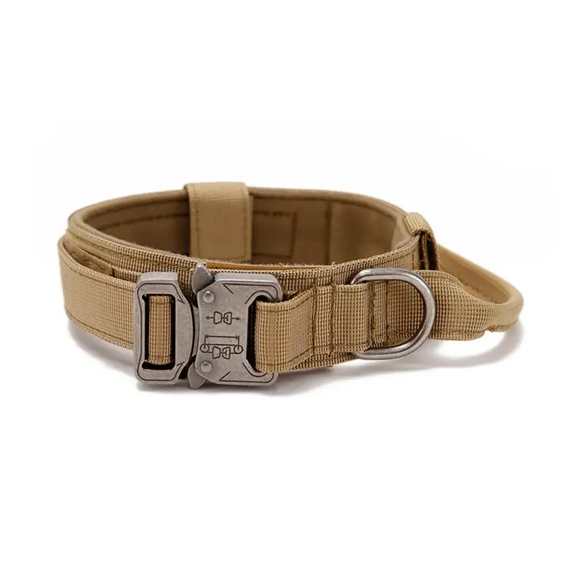 

Heavy-duty Dog Collar Adjustable Heavy-duty Metal Belt Buckle Dog Collar Thick Dog Collar Tightens When Dogs Pull Prevents