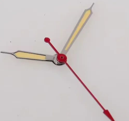 Brownish Red Field Watch Dial 29mm with Luminous Marks