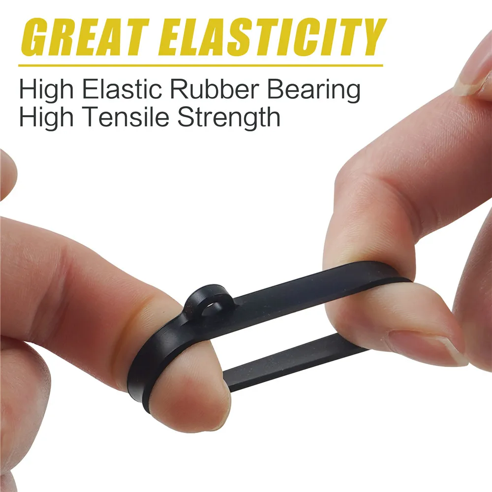 10 Ganci Da Pesca Per Esche Fisse Con Anelli In Gomma - Foto 4