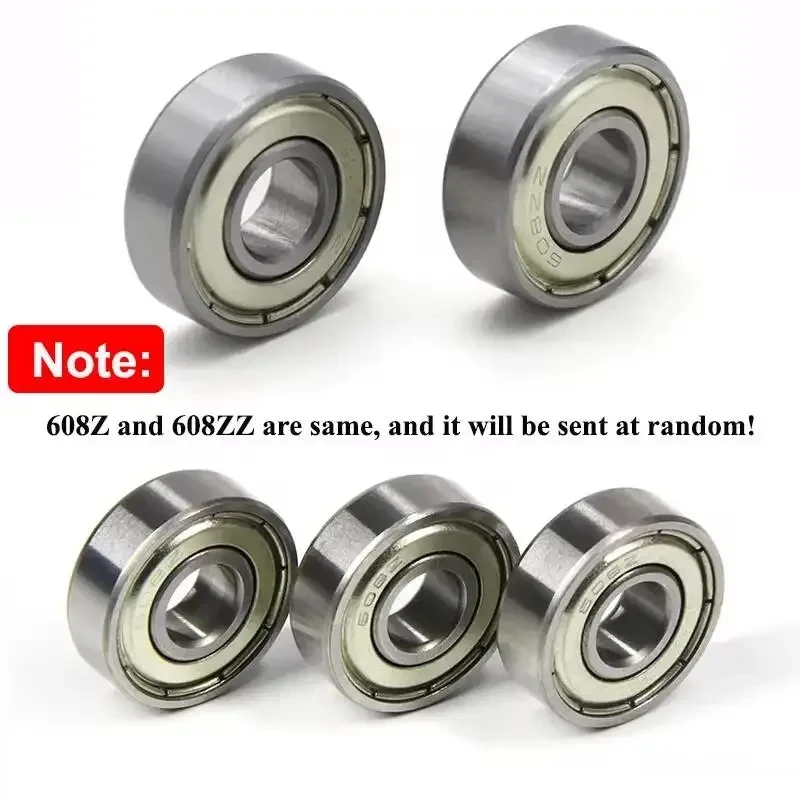 608Z Ball Bearings 8x22x7mm ABEC-7 Deep Groove Miniature Bearings 10pcs