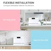 QWCOMFEE’ Portable Mini Dishwasher,6 Place Settings,with 8 Washing Programs,Speed,Baby-Care,ECO&Dish Washer for Dorm,RV&amp 3