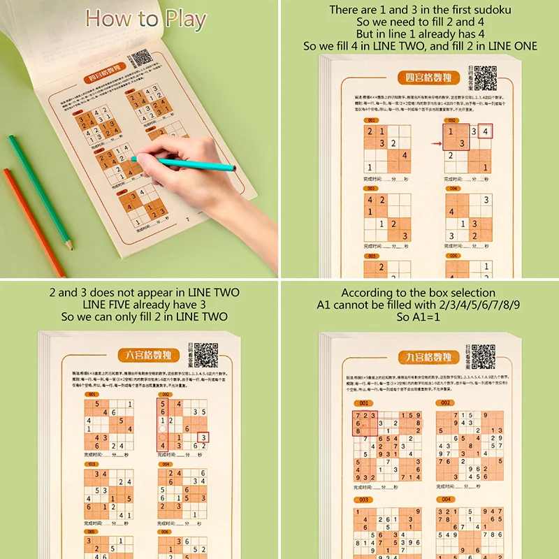 Children Sudoku Maze Books Montessori Toys Pen Control Labyrinth Brain Intelligence Logical Thinking Game Education Toys for Kid 3