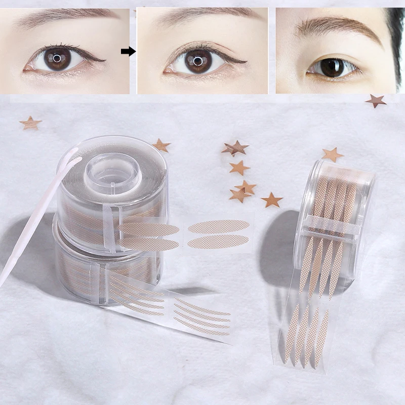 Double Eyelid Sticker 600Pcs Invisible Lace Eye Tape