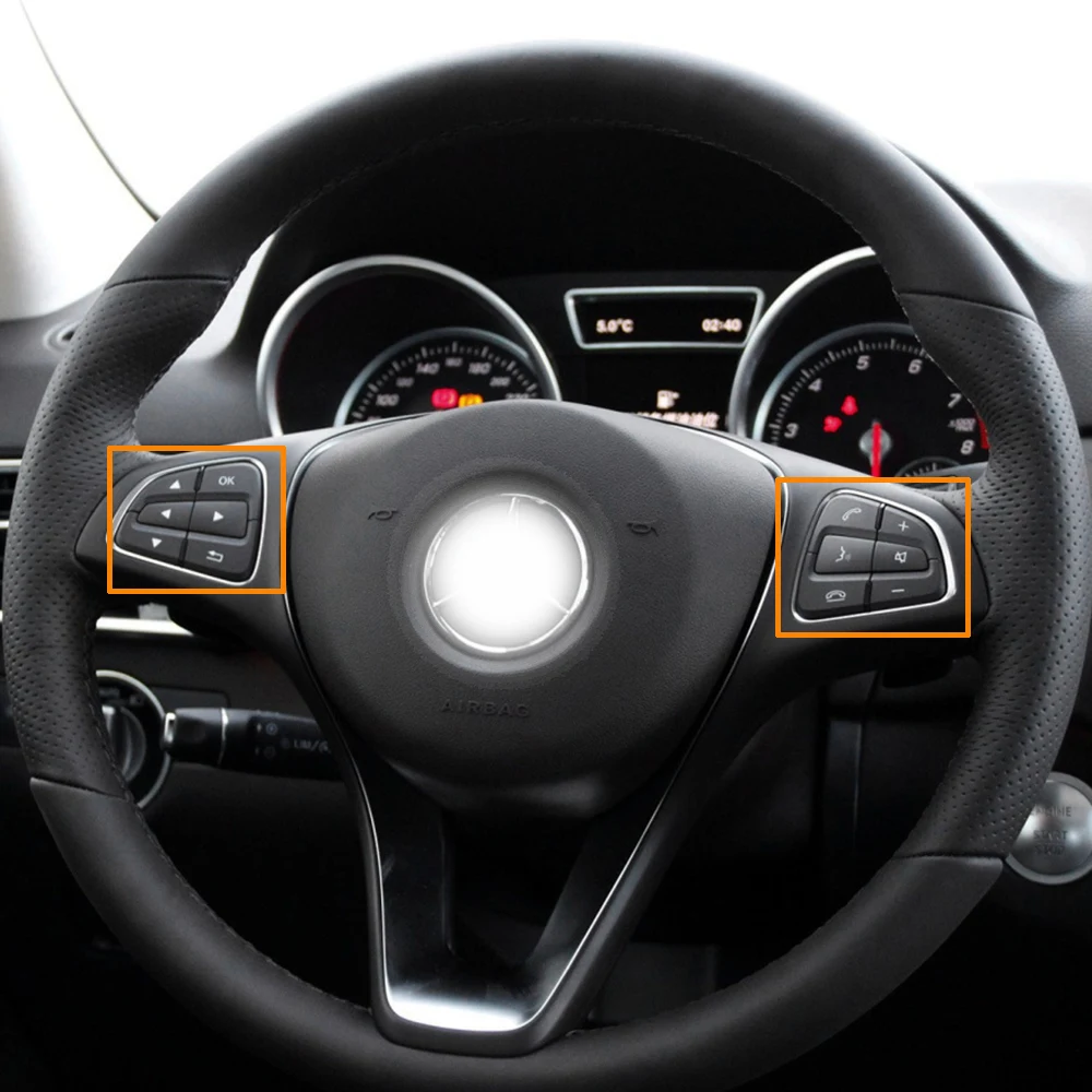 Car Steering Wheel Menu Control Switch Buttons For Mercedes Benz A B GLA GLS GLE