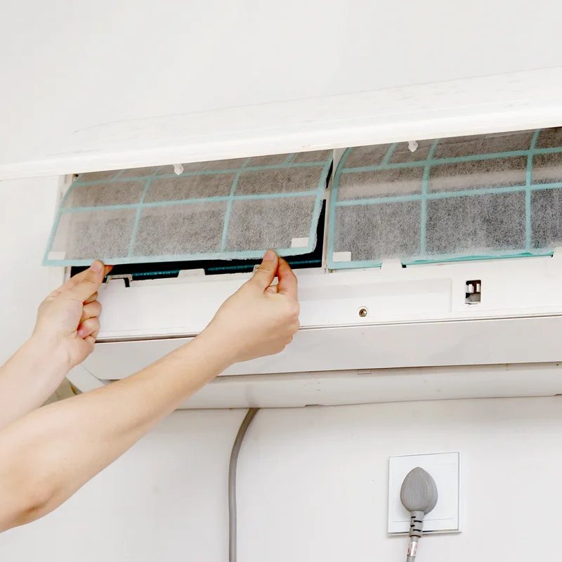 Anti-Dust Air Conditioner Vent Filter Cotton Cuttable Network Outlet Cleaning Purification Parts