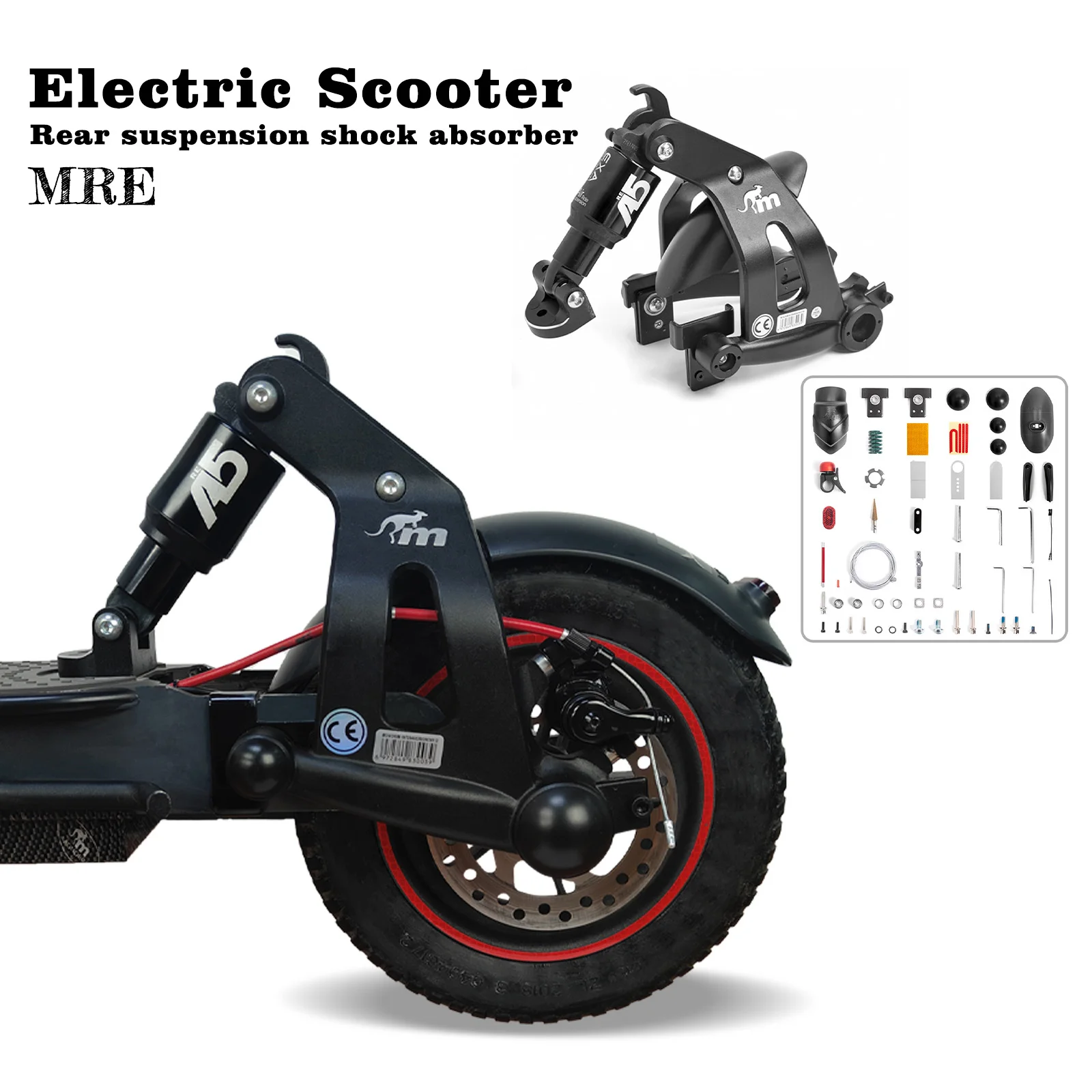 Sospensione Pneumatica Posteriore Monorim Mre Per Accessori Ammortizzatore Xiaomi Mi3/Pro2/Pro1/M365/1S/Es