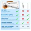 2-in-1 Led Cat Dog Nail Clipper & Nail Grinder with Lights,Rechargeable Pet Nail Trimmers with Nail File,Protective Guard,Quick 2